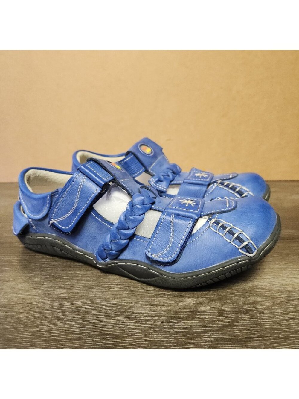 TMA EYES Women's Braided Closed-Toe Leather Athletic Sandal‎ Strappy Size 10 NEW